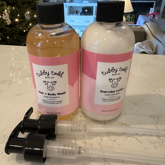 Tubby Todd Hair and body wash and Lotion Fresh Raspberry - Picture 1 of 2